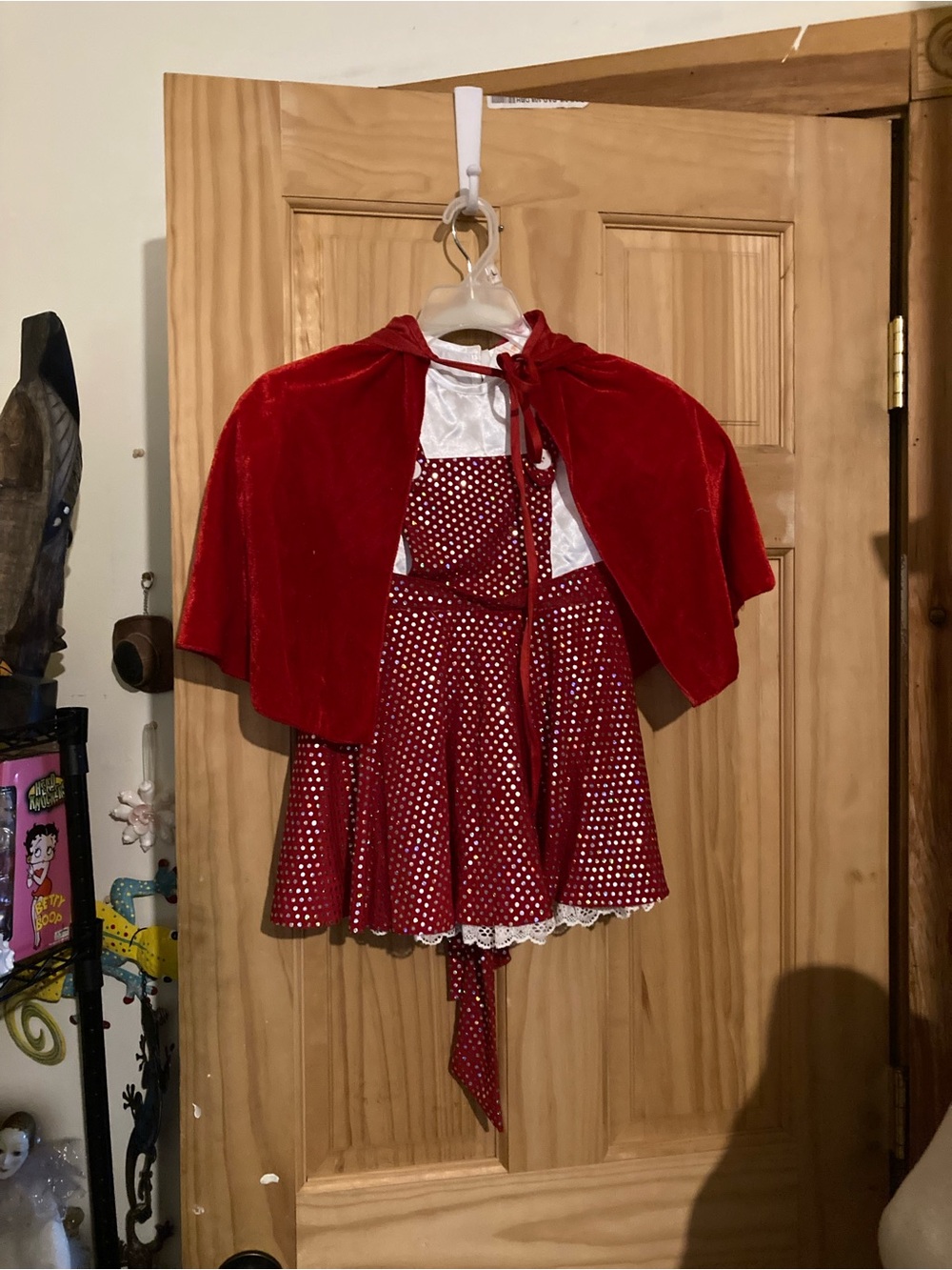 Vintage Rubies girls red riding hood costume